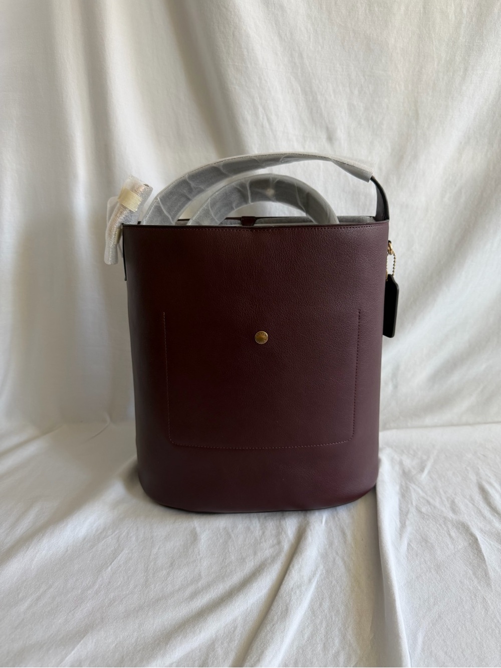 Coach Bleecker Bucket Bag - Merlot - Picture 5 of 9